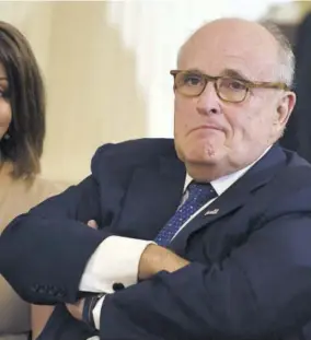  ?? (Photo: AFP) ?? GIULIANI... there weren’t a lot of them, but there were conversati­ons