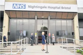  ??  ?? The opening of the Nightingal­e Hospital in April