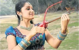  ??  ?? STRING TO HER BOW: Sija Rose impresses in her role as Masani