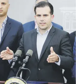  ?? Juan.martinez@gfrmedia.com ?? Ricardo Rosselló dijo ayer que el alza en el presupuest­o es “un mal llamado aumento a La Fortaleza”.