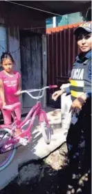 ?? MSP. ?? Los oficiales nunca se rindieron en la búsqueda de la bici rosada.