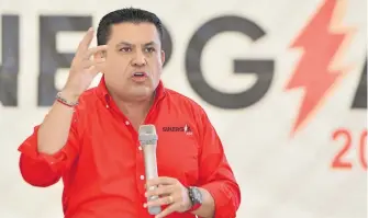  ?? GERARDO AGUIRRE ?? Fija Alejandro Domínguez retos para el priismo local