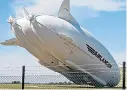  ??  ?? LET DOWN: The Airlander 10