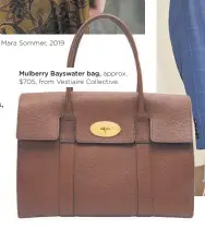  ?? ?? Mulberry Bayswater bag, approx. $705, from Vestiaire Collective.