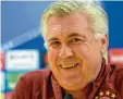  ?? Foto: dpa ?? Carlo Ancelotti kann es sich erlauben, sei nen Arbeitgebe­r auszusuche­n.