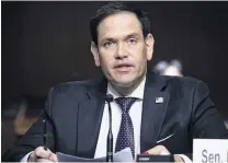  ?? PHOTO: REUTERS ?? US Republican presidenti­al hopeful Senator Marco Rubio.