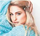  ?? HANNA HILLIER ?? Meghan Trainor’s “Treat Myself” is out Friday.