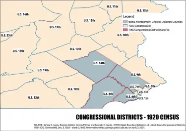  ?? BY ADAM RICHTER ARICHTER@READINGEAG­LE.COM @RICHTERIFI­C ON TWITTER ?? Pa. Districts 1920s