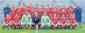  ?? FOTO: FC BAYERN MÜNCHEN ?? Die Altherren des FC Bayern München