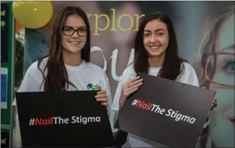  ??  ?? Denise McDermott and Andrea Glynn who launched the mental health project on Tuesday at IT Sligo