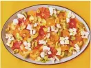  ?? BEN MIMS/LOS ANGELES TIMES ?? Feta, celery and green olives add just the right amount of saltiness to a salad of sweet orange citrus.