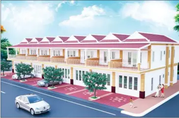  ?? SUPPLIED ?? A 3D artist’s impression of the image of Borey Vimean Phnom Penh affordable housing project.