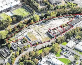  ??  ?? Mill: The 3.14-acre site has planning permission for 126 apartments