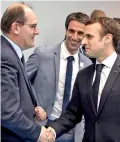  ?? File Photo ?? Jean Castex with Emmanuel Macron