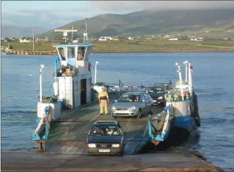  ??  ?? The current car ferry operating at Valentia is now 53 years old.