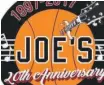  ??  ?? Joe’s on Weed Street is one of 11 venues nationwide cited by ASCAP.
| FACEBOOK