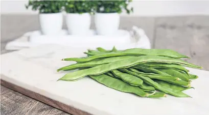  ?? DEL FRESCO PRODUCE LTD. ?? Del Fresco Produce stores the delicious runner beans that can be served solo, or used in this simplified Paella Valenciana recipe.