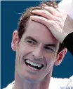  ??  ?? Realistic: Murray is not seeded for the US Open