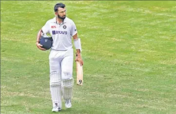  ?? GETTY IMAGES ?? Cheteshwar Pujara says getting hit on the body by Aussie pacemen was expected but “my wicket was very important”.
