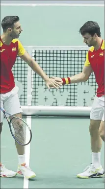  ?? Foto: efe ?? Marcel Granollers y Pedro Martínez, la pareja española