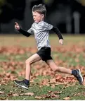  ?? STUFF ?? Harri Brown is a 6-year-old born with a heart condition but he is a great runner and ran 5km in 21mins 26 seconds last week.