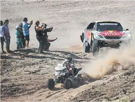  ?? AFP ?? Un recuerdo. Una postal del Dakar en su último paso por Argentina.