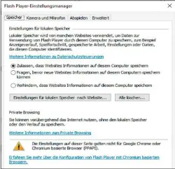  ??  ?? Der Flash Player-einstellun­gsmanager wurde Ihnen vom Internet Explorer oder von Edge in die Systemsteu­erung gesetzt. Das Icon lässt sich jedoch wieder entfernen.