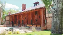  ?? ?? Fuller Lodge served as the dining hall for the Los Alamos Ranch School and as a community center for Manhattan Project workers.