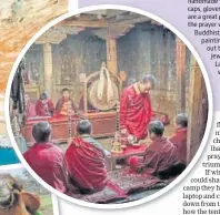  ?? PHOTO: ISTOCK ?? (above) Red robed Buddhist novice monks