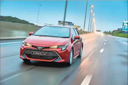  ??  ?? Great start: The Toyota Corolla Hatch won’t be mistaken for a taxi, but it does leave the driver wanting more