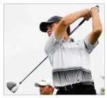  ??  ?? Luke Wells, a 16-year-old from Springfiel­d High School, shot a 2-under 68 Thursday during the third round.