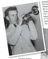  ?? Courtesy photos ?? Above: A picture of Arden Moser playing the trumpet.