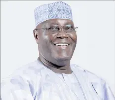  ??  ?? Atiku