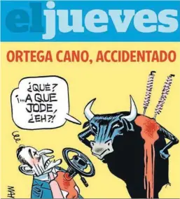  ?? ?? Portada de la revista ‘El Jueves’.