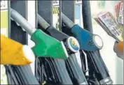  ?? AP ?? In April, oil marketing companies hiked fuel prices by a cumulative ₹3.6 per litre after the surge in crude oil prices.