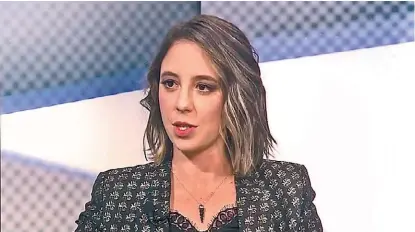  ?? ESPECIAL ?? Sofía Niño de Rivera habló con Carmen Aristegui