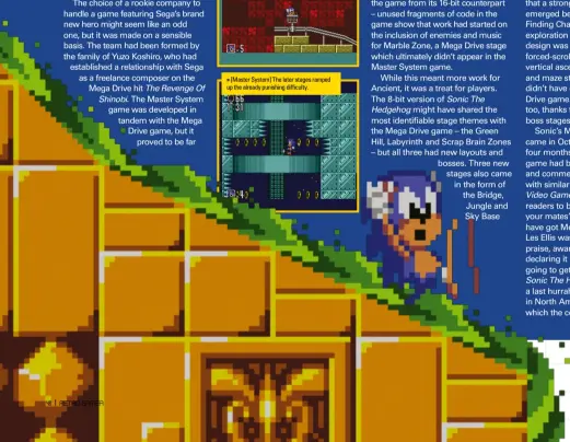 The History of Sonic on the Master System - PressReader