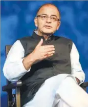  ?? MINT/FILE ?? Finance minister Arun Jaitley, after the firstquart­er GDP data was released, had said it is a matter of concern that GDP growth in the first quarter has slipped