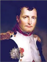  ??  ?? Napoleon Bonaparte