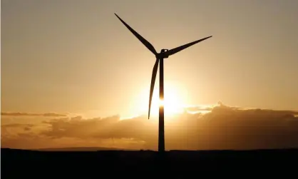  ??  ?? A turbine at Green Rigg windfarm in Northumber­land. Photograph: Murdo Macleod/Guardian