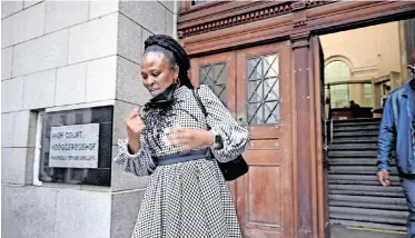  ?? AYANDA NDAMANE African News Agency (ANA) ?? PUBLIC Protector Busisiwe Mkhwebane has revealed that her Western Cape office was dealing with 325 cases that touched on the province. |