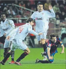  ?? FOTO: C. CHAVES ?? En 2010 pasó el Sevilla Desde entonces, el Barça en semifinal como mínimo