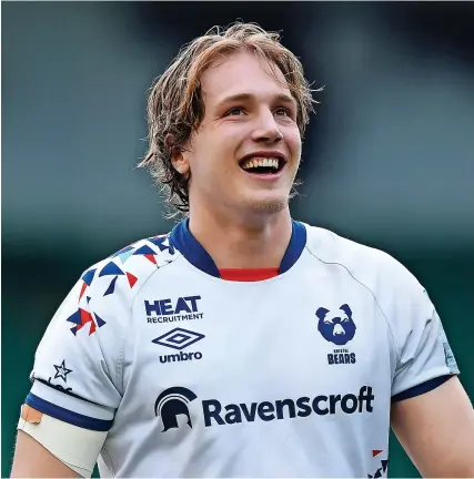  ?? Picture: Patrick Khachfe/JMP ?? Fitz Harding will play at flanker for Bristol against Harlequins tonight
Kenningham, Alex Dombrandt (capt). Replacemen­ts: Sam Riley, Fin Baxter, Will Collier, Hugh Tizard, James Chisholm, Scott Steele, Marcus Smith, Luke Northmore.