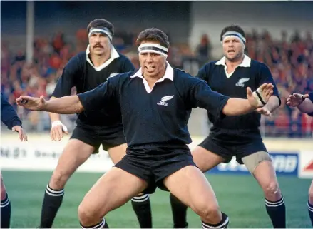  ?? PHOTOSPORT ?? Wayne ‘Buck’ Shelford led the All Blacks in 14 of his 22 tests played between 1985 and 1990, and never tasted defeat as captain.