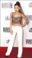  ?? PHOTOS PROVIDED TO CHINA DAILY ?? Taylor Swift attends a press event for breaking The Staples Center’s record of most sold-out shows for a solo artist; Halsey in Ermanno Scervino and Ariana Grande at the American Music Awards.