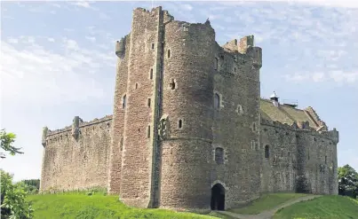  ??  ?? Doune Castle in Perthshire was used for some scenes in the film Monty Python and the Holy Grail.