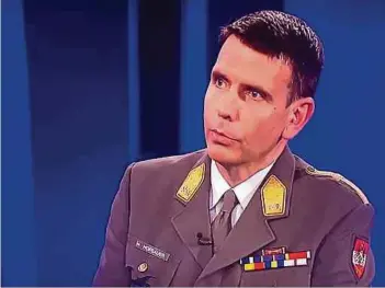  ?? Foto: privat ?? „Ich sehe da momentan keine Normalisie­rung der Lage am Horizont“, sagt Generalmaj­or Günter Hofbauer.