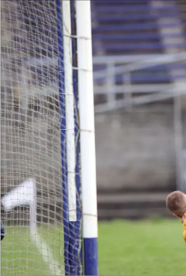  ??  ?? The Wicklow goal was breached five times in Rathkeale.