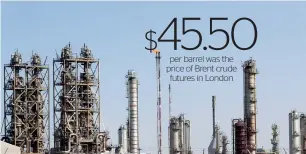  ?? — Reuters ?? In May, the Opec and non-Opec producers achieved a conformity level of 106 per cent.