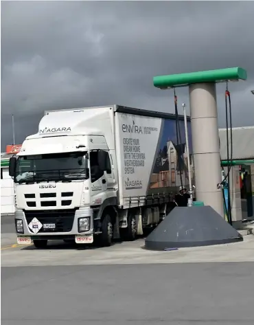  ?? ?? Haulage companies in North Canterbury say the fluctuatin­g nature of petrol prices had put pressure on firms.